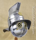 Thracian Gladiator Helmet - 18 Gauge Steel