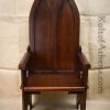 Gothic Medieval High Back Chair