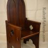 Gothic Medieval High Back Chair