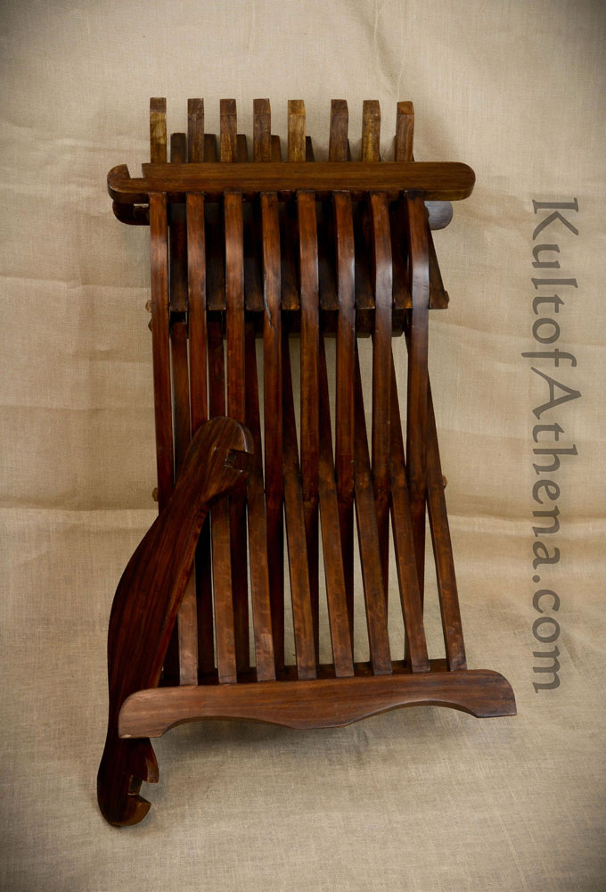 Medieval Folding Wooden Chair