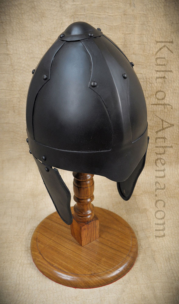 Anglo-Saxon Helm - Blackened - 18 Gauge Steel
