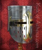 Crusader Helm - 18 Gauge Steel