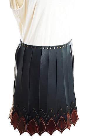 Roman Leather Tassets / Skirt