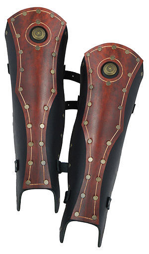 Roman Leather Greaves