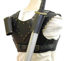 Simple Scoundrel Leather Armor - Black