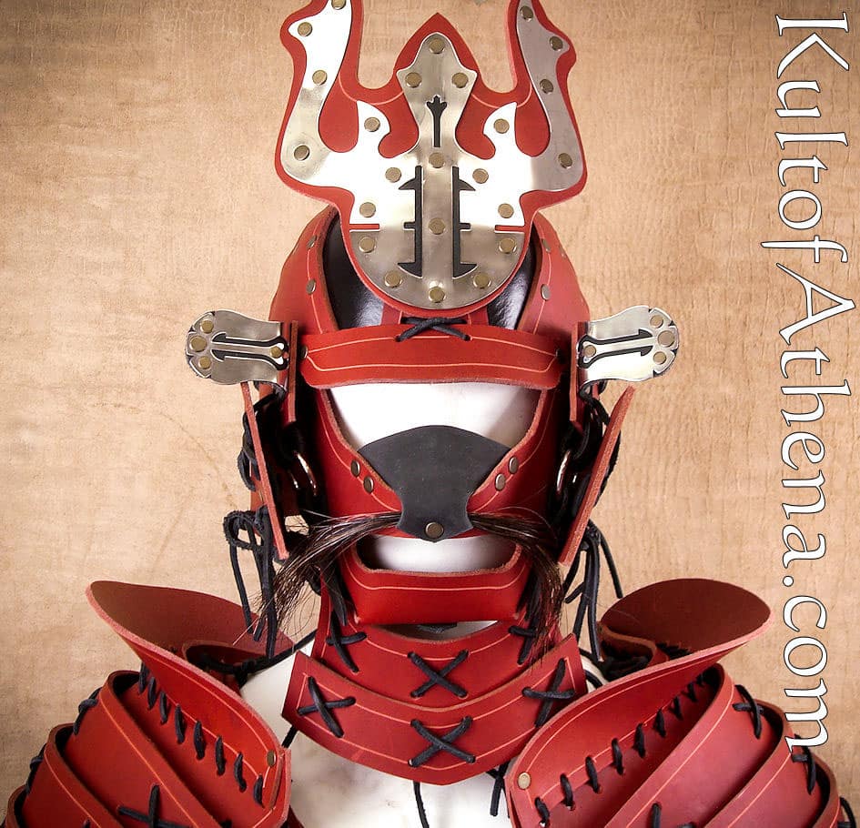 Samurai Leather Armor - Full Set - Red