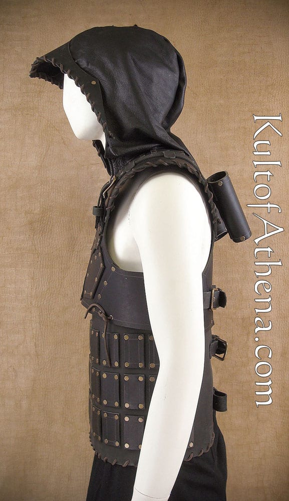 Scoundrel Leather Armor Set - Black - Torso Top and Torso Bottom