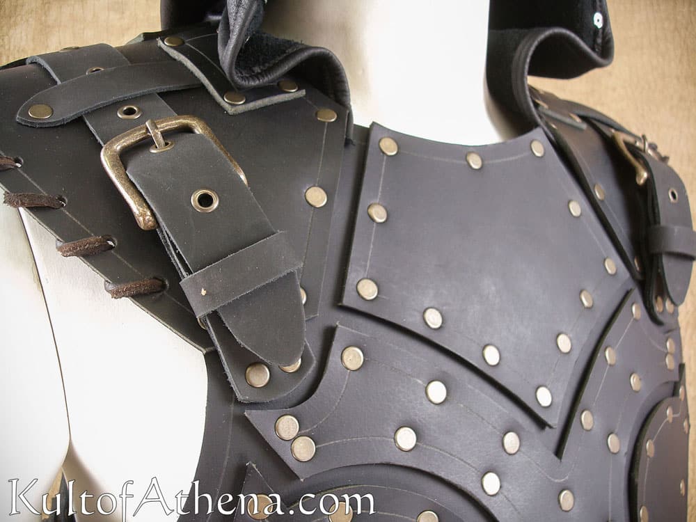Scoundrel Leather Armor Set - Black - Torso Top and Torso Bottom