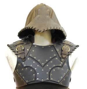 Scoundrel Leather Armor Top - Brown