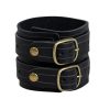 Dual-Strap Bracelet - Black