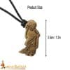 Norse Valkyrie Antiqued Brass Pendant