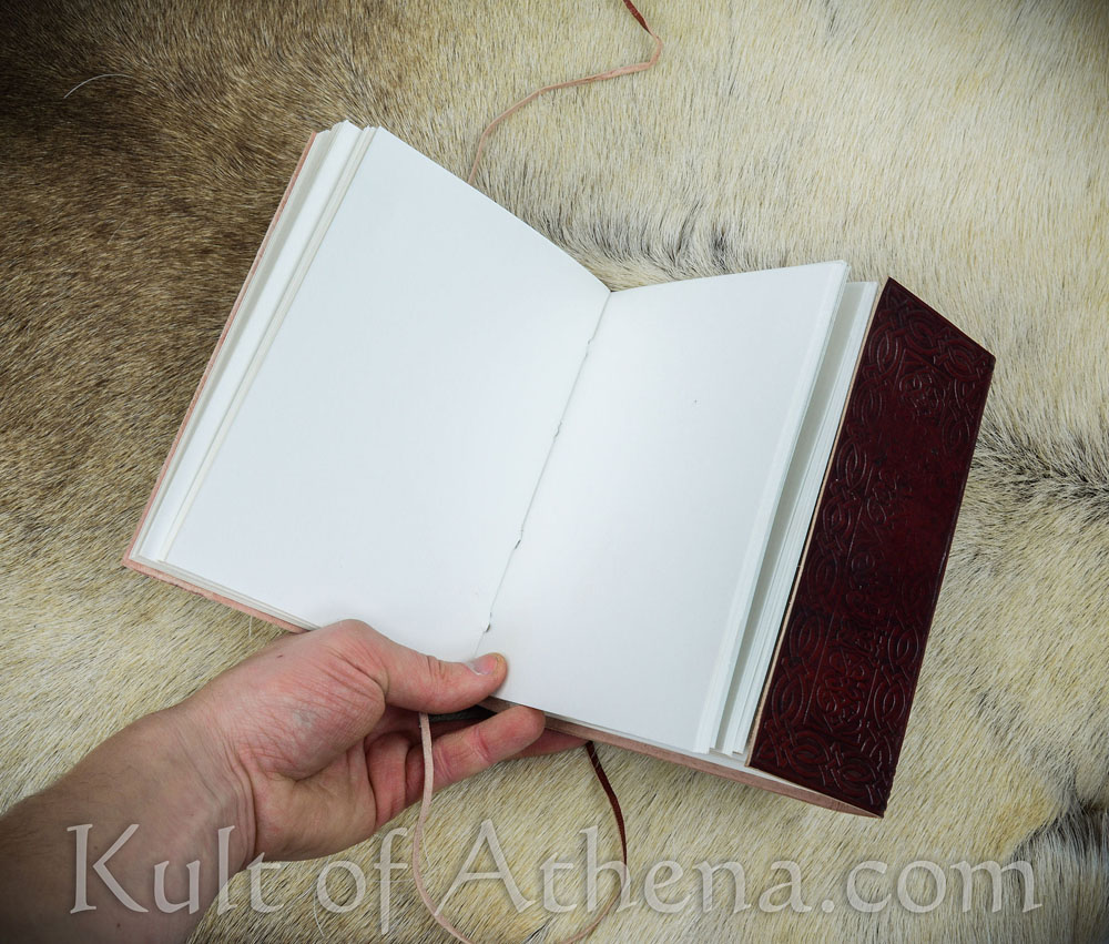 Leather-Bound Norse Raven Journal