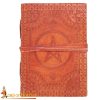 Leather-Bound Pentagram Journal