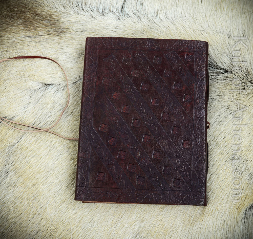 Leather-Bound Pentagram Journal
