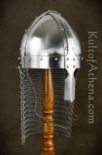 Norman Nasal Helm with Aventail - 11 / 16 Gauge