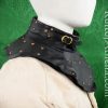 Brigandine Collar - 18 Gauge Steel Plates and Leather