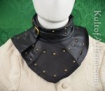 Brigandine Collar - 18 Gauge Steel Plates and Leather