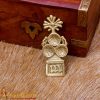 Trefoil Medieval Brass Belt Chape