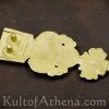 Trefoil Medieval Brass Belt Chape