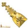 Medieval Belt Chape with Clover Inset
