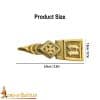 Medieval Brass Belt Chape