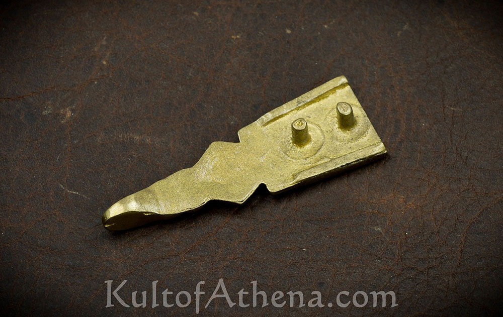Medieval Brass Belt Chape