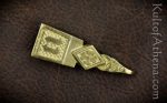 Medieval Brass Belt Chape