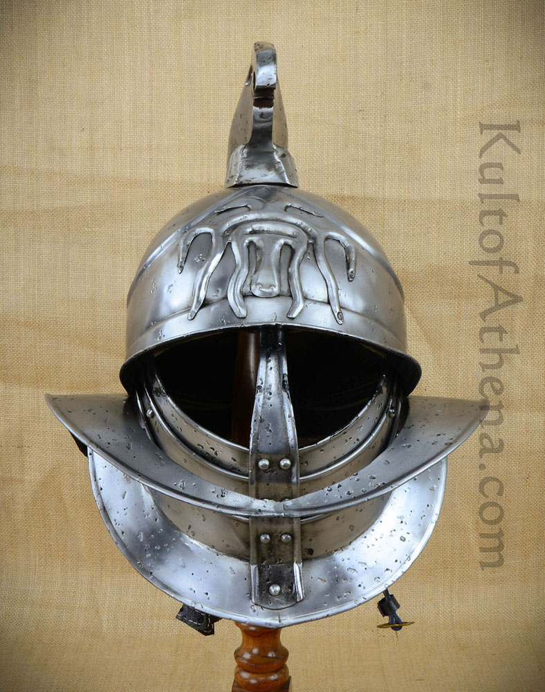 Spartacus Gladiator Helmet - 18 Gauge