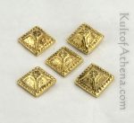 Pyramidal Brass Studs for Leatherwork or Armor