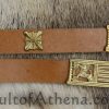 Medieval Wolf Belt - Brown