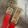Medieval Wolf Belt - Red