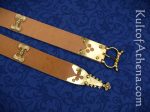 Chivalric Medieval Belt - Tan / Natural