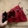 Medieval Horn Clasp Belt Pouch