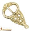 Brass Viking Buckle and Belt Chape Set