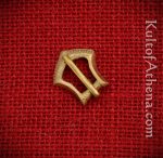 Small Brass Strap Buckle