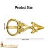 Brass High Middle Ages Buckle