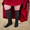 Medieval Ladies Chausses / Long Socks with Laces