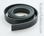 Belt / Strap Blanks - Black Leather - 1'' Wide / 25mm
