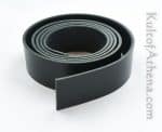 Belt / Strap Blanks - Black Leather -1 7/16'' Wide / 38 mm