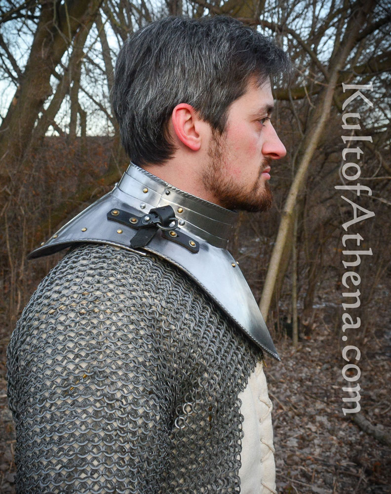 Steel Gorget with Articulated Collar
