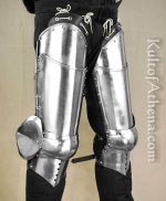 Leg Armor Set / Cuisse and Poleyn - 16 Gauge Steel