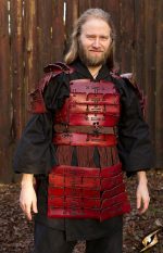 Leather Samurai Armor - Red
