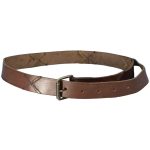 Leather X Belt - Brown