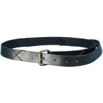 Leather X Belt - Black