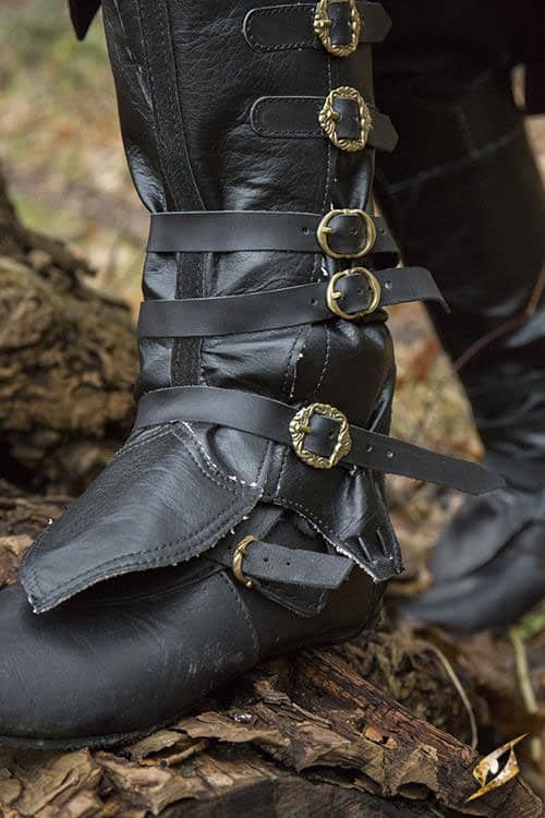 Pirate / Highwayman's Leather Gaiter / Boot Topper