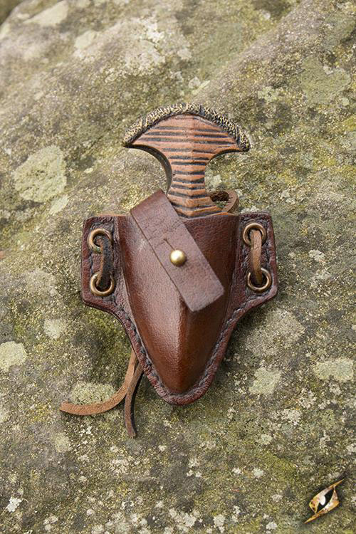 Epic Armoury Push Dagger Holder - For Foam Knife - Brown