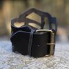 Filigree Leather Bracelet - Black