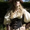Rogue Leather Corset - Black and Brown