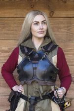 Rogue Female Leather Armor - Black and Brown