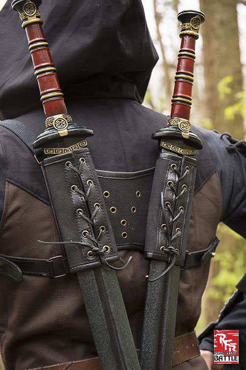 RFB Double Sword Back Harness - Brown
